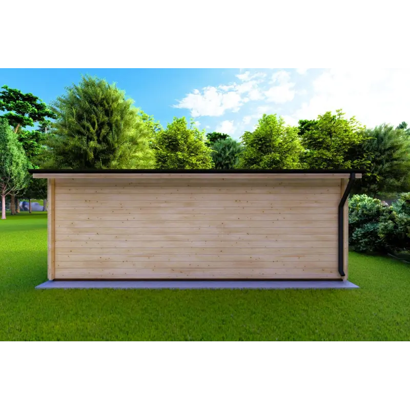 Casetta in legno AZZURRA 6x3 44mm, retro