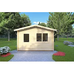 Casa in legno da giardino ANNA 4x5 44mm, vista frontale