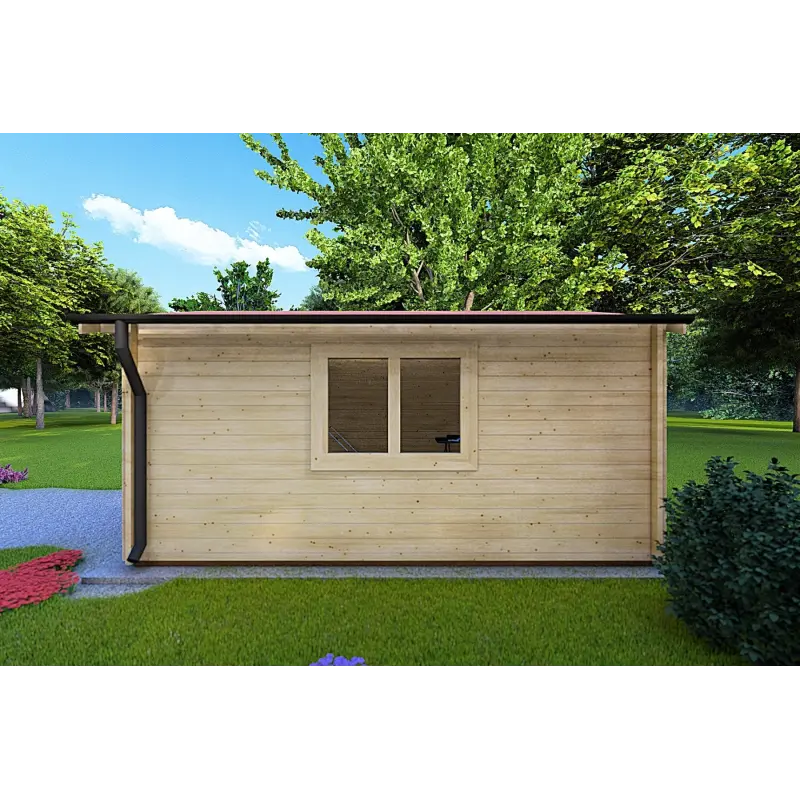 Casa in legno da giardino ANNA 4x5 44mm, lato destro