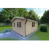 Casetta in legno ANNA 4x6 44mm, fronte lato destro