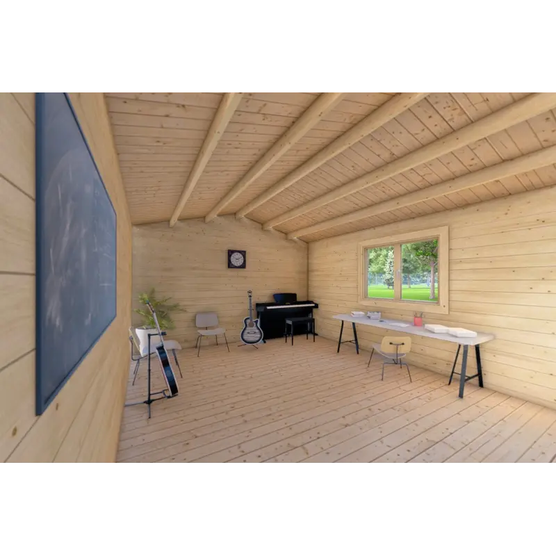 Casetta in legno ANNA 4x6 44mm, interno