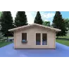 Casetta in legno EMILY 5x3 44mm, vista frontale