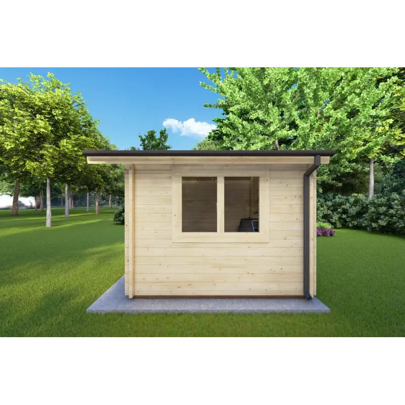 Casa in legno da giardino LELLA 4x3 44mm, lato destro