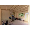 Casa in legno da giardino LELLA 4x3 44mm, interno