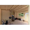 Casetta in legno LELLA 4x4 44mm, interno