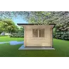 Casetta da giardino LELLA 5x4 44mm, lato destro