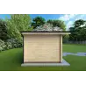 Casetta da giardino LELLA 5x4 44mm, lato sinistro
