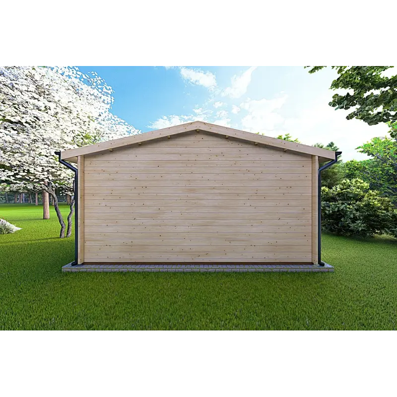 Casetta da giardino LELLA 5x4 44mm, retro