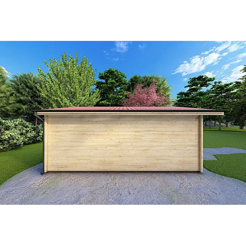 Casa in legno da giardino LELLA 5x6 44mm, lato sinistro