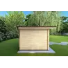 Casetta da giardino LELLA 6x4 44mm, lato sinistro