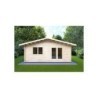 Casetta in legno  LELLA 6x5 44mm, vista frontale