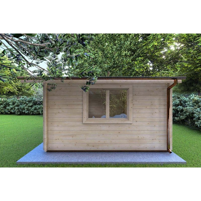 Casetta in legno  LELLA 6x5 44mm, lato destro