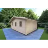 Casetta in legno CHIARA 6x4 44mm, fronte lato destro