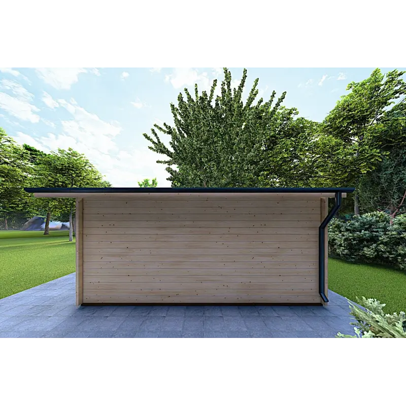 Casetta in legno CHIARA 6x4 44mm, lato destro