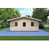 Casetta in legno CHIARA 6x5 44mm, vista frontale