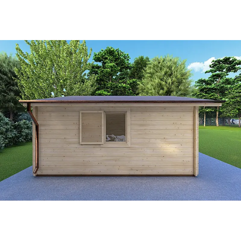 Casetta in legno CHIARA 6x5 44mm, lato sinistro
