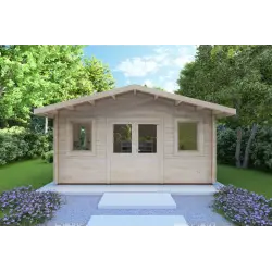 Casetta in legno ARIZONA 5x4 44mm, vista frontale