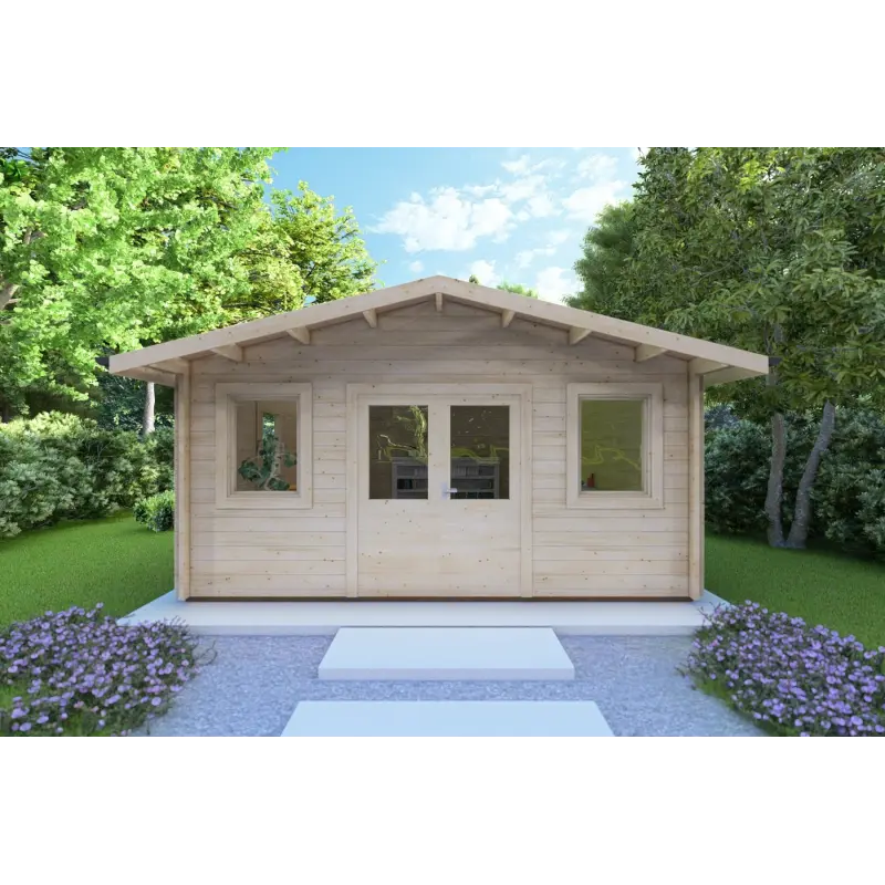 Casetta in legno ARIZONA 5x4 44mm, vista frontale