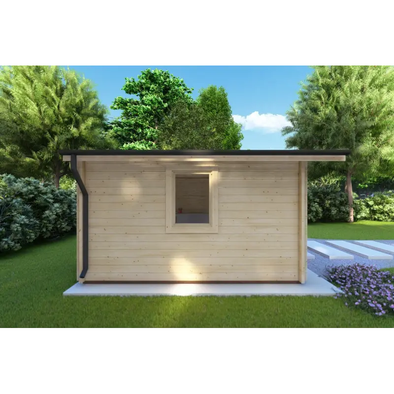 Casetta in legno ARIZONA 5x4 44mm, lato sinistro