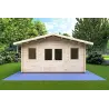 Casetta da giardino ARIZONA 5x6 44mm, vista frontale