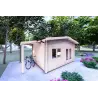 Casa in legno da giardino JASMINE 8x4 44mm, lato sinistro