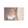 Casa in legno con patio GIANNA 6.5x5.4 44mm, interno bagno