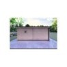 Casa in legno con patio GIANNA 6.5x5.4 44mm, retro