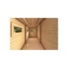 Garage in legno singolo con ripostiglio 35.61 m² 44mm, interno ripostiglio