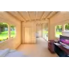 Casetta in legno AFRODITE 6.5x3.5 44mm, interno ufficio