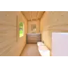 Casetta in legno AFRODITE 6.5x3.5 44mm, interno bagno