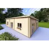 Casa coibentata LILLY 11.70x6.60 44/100/44 mm, fronte lato destro
