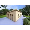Casa coibentata LILLY 11.70x6.60 44/100/44 mm, fronte lato sinistro