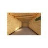 Garage in legno con tettoia mono falda 38 m² 44mm, interno