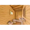 Casa coibentata BIANCA 41.68 m² 44/100/44 mm, interno bagno