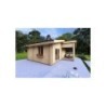 Casa coibentata BIANCA 41.68 m² 44/100/44 mm, fronte lato sinistro