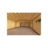 Garage di legno DOPPIO con ripostiglio 6x8 60mm, interno