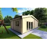 Casa in legno IRENE 8.6x4.9 60mm, lato sinistro