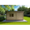 Casa in legno IRENE 8.6x4.9 60mm, lato destro