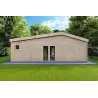 Casa in legno IRENE 8.6x4.9 60mm, retro