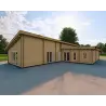 Casa abitabile con garage doppio PRISCILLA 44/140/44 mm, fronte lato destro