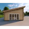 Casa abitabile con garage doppio PRISCILLA 44/140/44 mm, lato sinistro