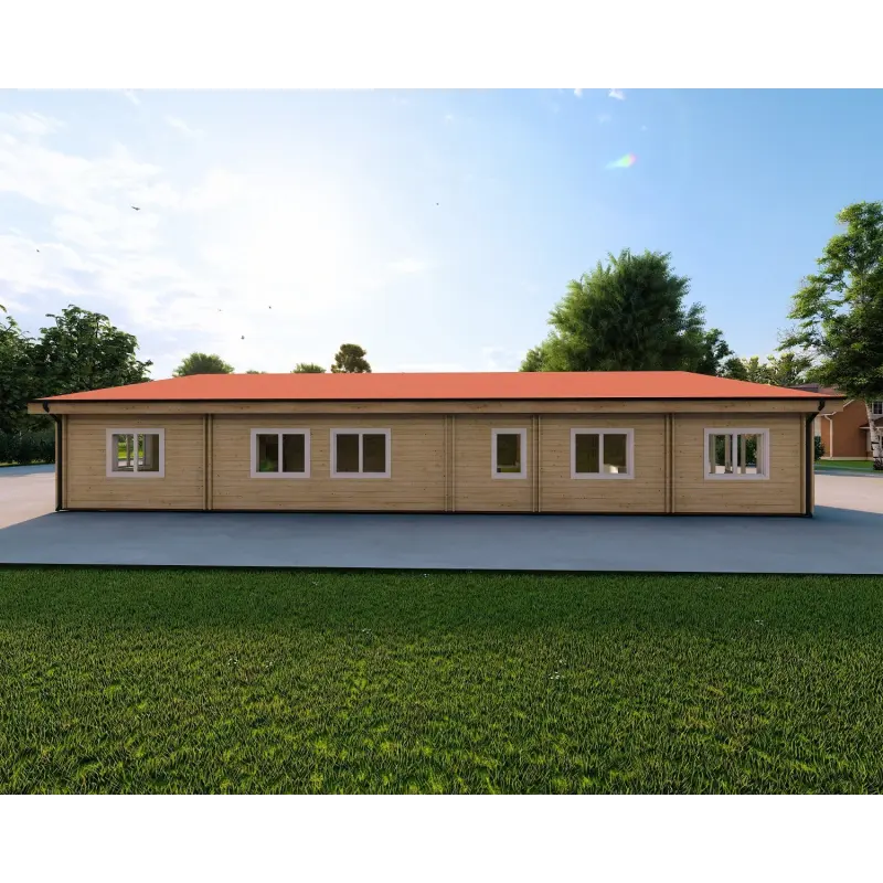 Casa abitabile con garage doppio PRISCILLA 44/140/44 mm, retro