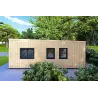 Casa in legno coibentata LUCIA 60 m² 60/100/30/40 mm, lato destro