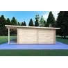 Casa coibentata con ottimo isolamento termico AGATA 75 m² 44/120/44 mm, lato destro