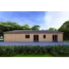 Casa abitabile in legno 180 m² ARYA 60/120/30/40 mm, lato destro