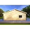 Casa abitabile in legno 180 m² ARYA 60/120/30/40 mm, retro