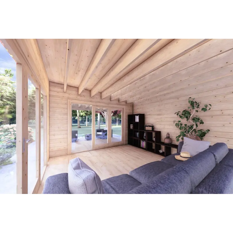Casetta da giardino ERICA 7x4 44mm, interno