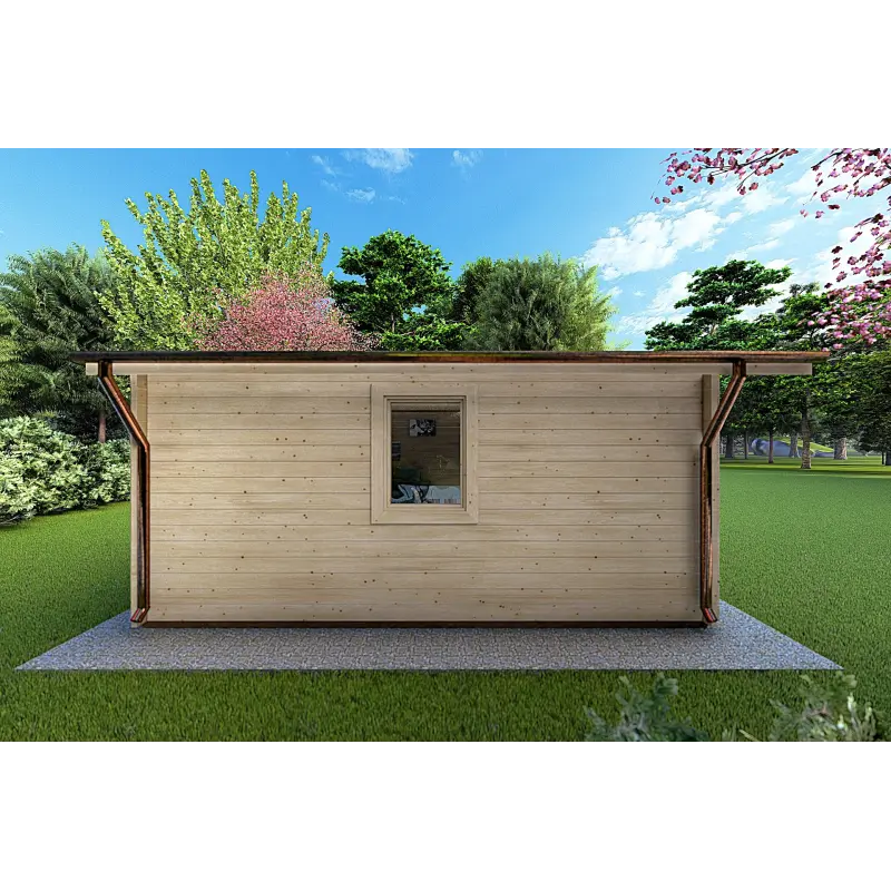 Casetta in legno MATILDE 5x5 44mm, lato sinistro