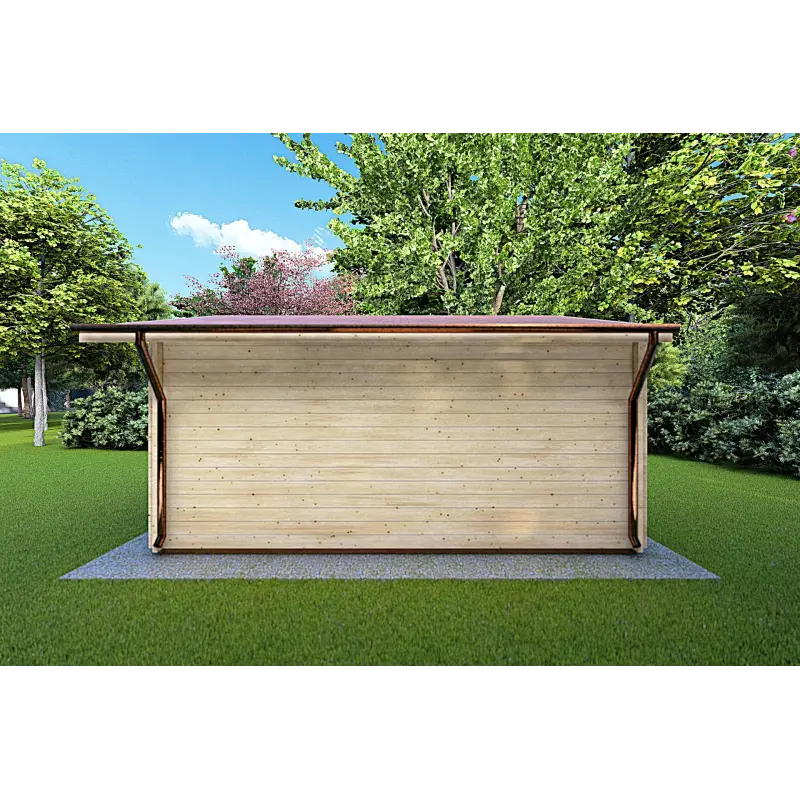 Casetta in legno MATILDE 5x5 44mm, lato destro