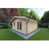 Casetta in legno MATILDE 5x6 44mm, fronte lato